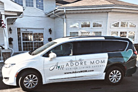 adoremom van assists with senior placement services